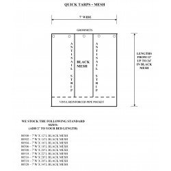 Agriculture Front-To-Back Mesh Tarps